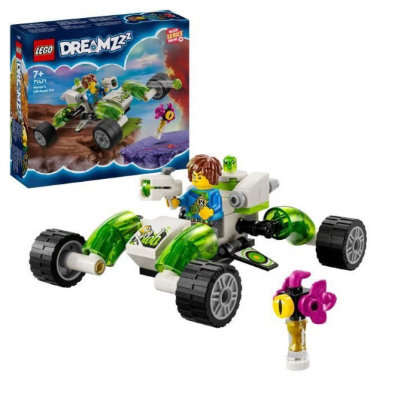 LEGO 71471 DREAMZzz La Voiture tout-terrain de Mateo, Jouet avec Figurines, Buggy et Quadcopter Convertibles