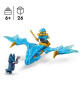 LEGO 71802 NINJAGO L'Attaque du Dragon Rebelle de Nya, Jouet Ninja de Dragon et Figurines incluant Nya avec Mini-Katana