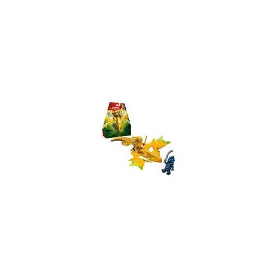 LEGO 71803 NINJAGO L'Attaque du Dragon Rebelle d'Arin, Jouet Ninja de Dragon et Figurines incluant Arin avec Mini-Katana