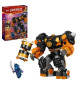 LEGO 71806 NINJAGO Le Robot Élémentaire de la Terre de Cole, Jouet avec 2 Personnages dont une Minifigurine Cole, Cadeau Ninja