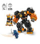 LEGO 71806 NINJAGO Le Robot Élémentaire de la Terre de Cole, Jouet avec 2 Personnages dont une Minifigurine Cole, Cadeau Ninja