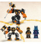 LEGO 71806 NINJAGO Le Robot Élémentaire de la Terre de Cole, Jouet avec 2 Personnages dont une Minifigurine Cole, Cadeau Ninja