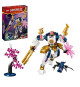 LEGO 71807 NINJAGO Le Robot Élémentaire de la Technologie de Sora, Jouet pour Enfants avec Minifigurine Sora, Cadeau Ninja