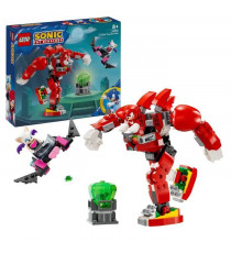 LEGO 76996 Sonic Le Hedgehog Le Robot Gardien de Knuckles, Figurines de Jeu Vidéo Knuckles et Rouge avec le Maître Emeraude