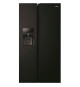 HAIER HSR3918FIPB - Réfrigérateur américain 515 L (337+178) - No Frost Multiflow - L90,8cm xH177,5cm - Noir