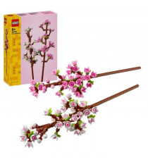 LEGO 40725 Creator Les Fleurs de Cerisier, Décoration de Chambre et Accessoire de Bureau, Modele Bouquet de Fleurs