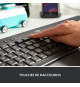 Logitech - Clavier sans fil - Ergonomique Entier avec Repose-Poignets -Signature K650 - Graphite