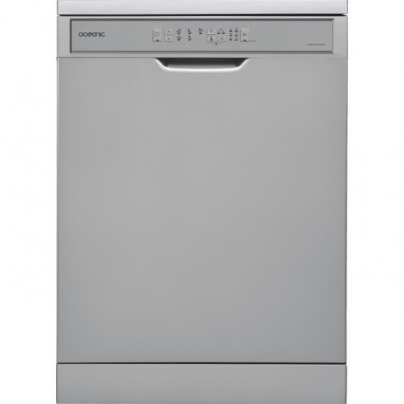 Lave-vaisselle pose libre - 13 couverts - 45 dB - Classe D - silver