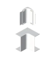 ANGLE INTERIEUR BLANC RAL9010 10