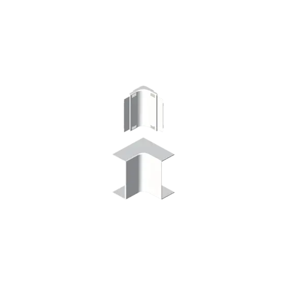 ANGLE INTERIEUR BLANC RAL9010 10