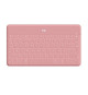 Clavier Sans Fil - LOGITECH - Keys-To-Go - AZERTY - Bluetooth - 180g - Rose Blush