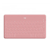 Clavier Sans Fil - LOGITECH - Keys-To-Go - AZERTY - Bluetooth - 180g - Rose Blush