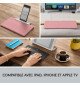 Clavier Sans Fil - LOGITECH - Keys-To-Go - AZERTY - Bluetooth - 180g - Rose Blush