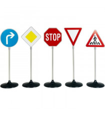 Set de 5 panneaux de signalisation routiere pour enfant - KLEIN - 2980
