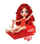 Rainbow High Swim & Style - Poupée mannequin ariculée 27 cm - Ruby (rouge) - Maillot de bain + Paréo - a partir de 4 ans