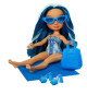 Rainbow High Swim & Style - Poupée mannequin ariculée 27 cm - Skyler (Bleue) - Maillot de bain + Paréo - a partir de 4 ans