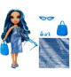 Rainbow High Swim & Style - Poupée mannequin ariculée 27 cm - Skyler (Bleue) - Maillot de bain + Paréo - a partir de 4 ans