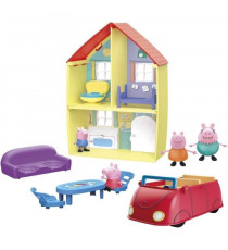 Coffret maison de Peppa et sa famille - PEPPA PIG - Jouet pour enfant de 3 ans - Accessoires amusants inclus