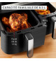 MOULINEX Friteuse sans huile 2 tiroirs, Friteuse a air et gril, 8 programmes, Air Fryer, Dual Easy Fry&Grill EZ905B20
