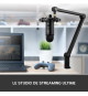 Ensemble de Streaming Pro - LOGITECH G - Yeticaster - Support Antichoc - Microphone USB YETI - USB - Noir