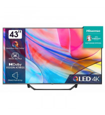TV - HISENSE - QLED 4K - 43A7KQ - 43 (109 cm) - 3840X2160 Ultra HD - SMART TV - 3 x HDMI 2.0