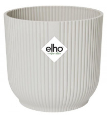 ELHO Vibes Fold Pot de fleurs rond 30 - Blanc - Ø 30 x H 27 cm - intérieur - 100% recyclé