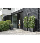 Elho Vivo Next Square 40 Bac a fleurs - Noir - Ø 39 x H 38 cm - intérieurextérieur - 100% recyclé
