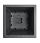 Elho Vivo Next Square 40 Bac a fleurs - Noir - Ø 39 x H 38 cm - intérieurextérieur - 100% recyclé