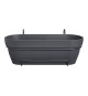 Elho Vibia Campana Balconniere Allin1 50 - Noir - L 50 x B 26 x H 17 cm - Balcon - 100% recyclé