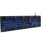 Clavier Gaming - Membrane RGB - THE G-LAB - KEYZ-CAESIUM/FR - FR Layout - 12 raccourcis - 19 touches anti ghosting