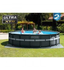 Intex - 26330GN - Kit piscine ultra xtr ronde tubulaire ø 5,49 x 1,32m