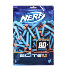 Nerf Elite 2.0, recharge de fléchettes, 80 fléchettes Nerf Elite pour les blasters Nerf qui utilisent les fléchettes Elite, j…