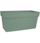 EDA Muret TOSCANE 80 cm - Jardiniere a Roulettes - Volume 74 L - Réserve d'Eau et Grille Filtrante - 79 x 35 x 39 cm - Vert l…