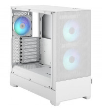 Boîtier PC - FRACTAL DESIGN - Pop Air RGB White TG - Blanc (FD-C-POR1A-01)