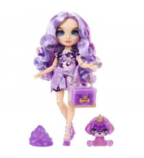 Rainbow High Poupée Mannequin avec Kit de Slime et Animal de Compagnie - Violet (Violet) - Poupée Pailletée 28 cm avec Kit de…
