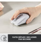 Souris sans fil - Logitech - MX Anywhere 3 - Ergonomique - Bluetooth - USB - Gris pâle