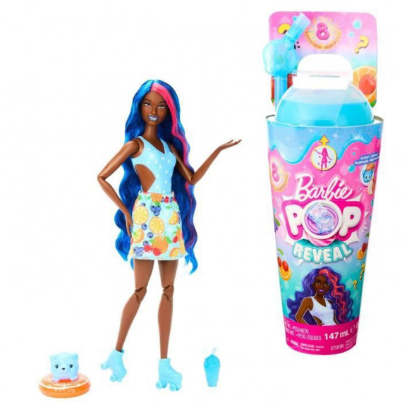 Poupée Barbie Pop Reveal Cocktail - BARBIE - HNW42 - 8 surprises a découvrir - Multicolore