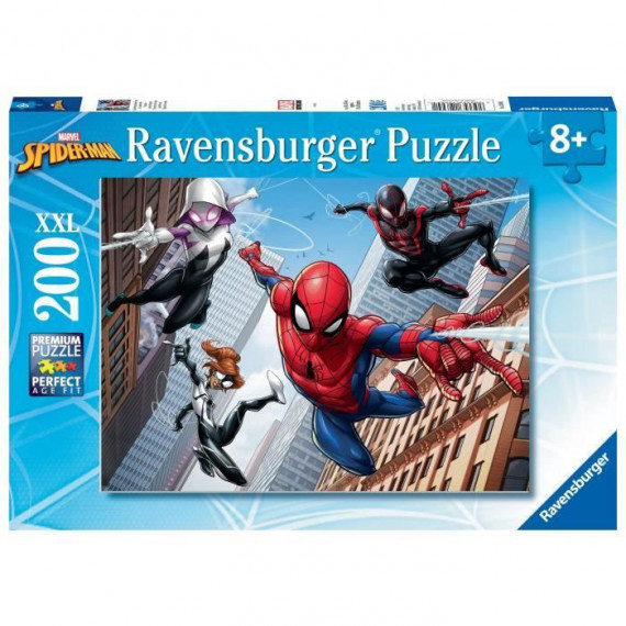 SPIDER-MAN Puzzle 200 pieces XXL - Les pouvoirs de l'araignée - Ravensburger - Puzzle Enfant 200 pieces - Des 8 ans