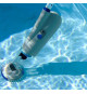 Nettoyeur de fond a batterie pour spas et piscines hors-sol - GRE - Équipé d'un filtre a cartouche