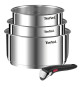 TEFAL INGENIO EMOTION Set 3 Casseroles 16/18/20 cm+1 poignée - Inox - Tous feux dont induction  L896S404