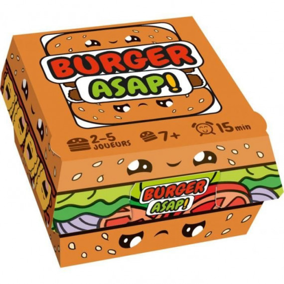 Burger ASAP - Asmodee - Jeu de rapidité - Des 7ans