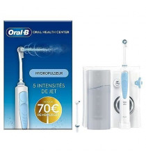 Oral-B Oral Health Center Hydropulseur : Fil Dentaire a L'eau, 1 Canule Oxyjet, 1 Canule Water Jet