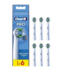Brossette ORAL-B - Precision Clean - pour brosse a dent électrique - pack de 6