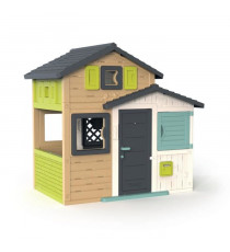 SMOBY Maison Friends House Evo - Anti-UV - 175,4x114,3x162 cm - Compatible avec tous les accessoires Smoby