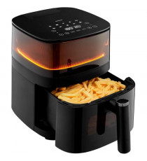 Friteuse a air chaud sans huile - MD 11780 - Température jusqu'a 230 °C - 10 programmes - 5 L - 1500 Watt