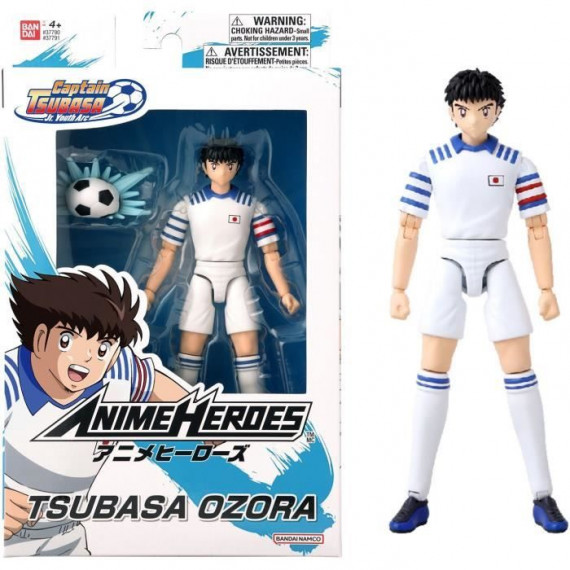 BANDAI - Anime Heroes - Captain Tsubasa - Figurine Anime Heroes 17 cm - Tsubasa Ozora - 37791