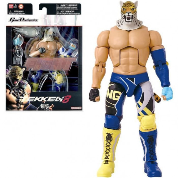 BANDAI - Tekken - Figurine d'action 17 cm - King Game Dimensions - 40674