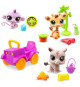 BANDAI - Littlest Pet Shop - Pack Safari - 3 animaux et accessoires - BF00524