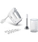 Batteur a main BOSCH MFQ36470 ERGOMIXX - 450W, 5 vitesses + pulse, accessoire pied mixeur inox