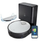 MEDION X50 SW - Robot Aspirate0ur Laveur avec Station de Vidange - Navigation Laser - Puissance 8000 Pa - Zones NO GO & GO